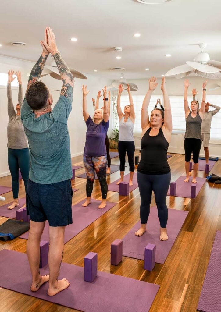 Independent yoga instructors providing personalised guidance